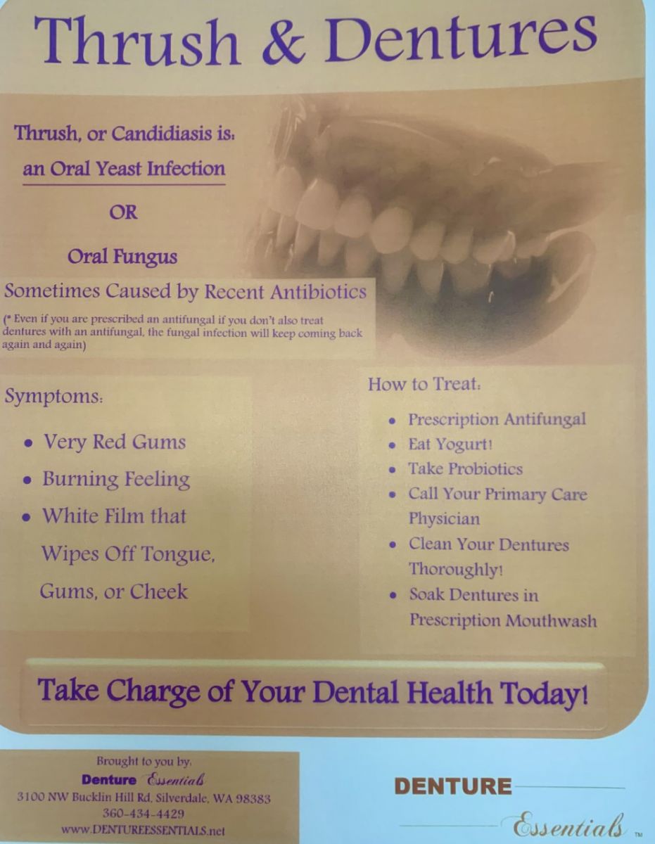 Patient Forms Denture Essentials Silverdale Mount Vernon WA